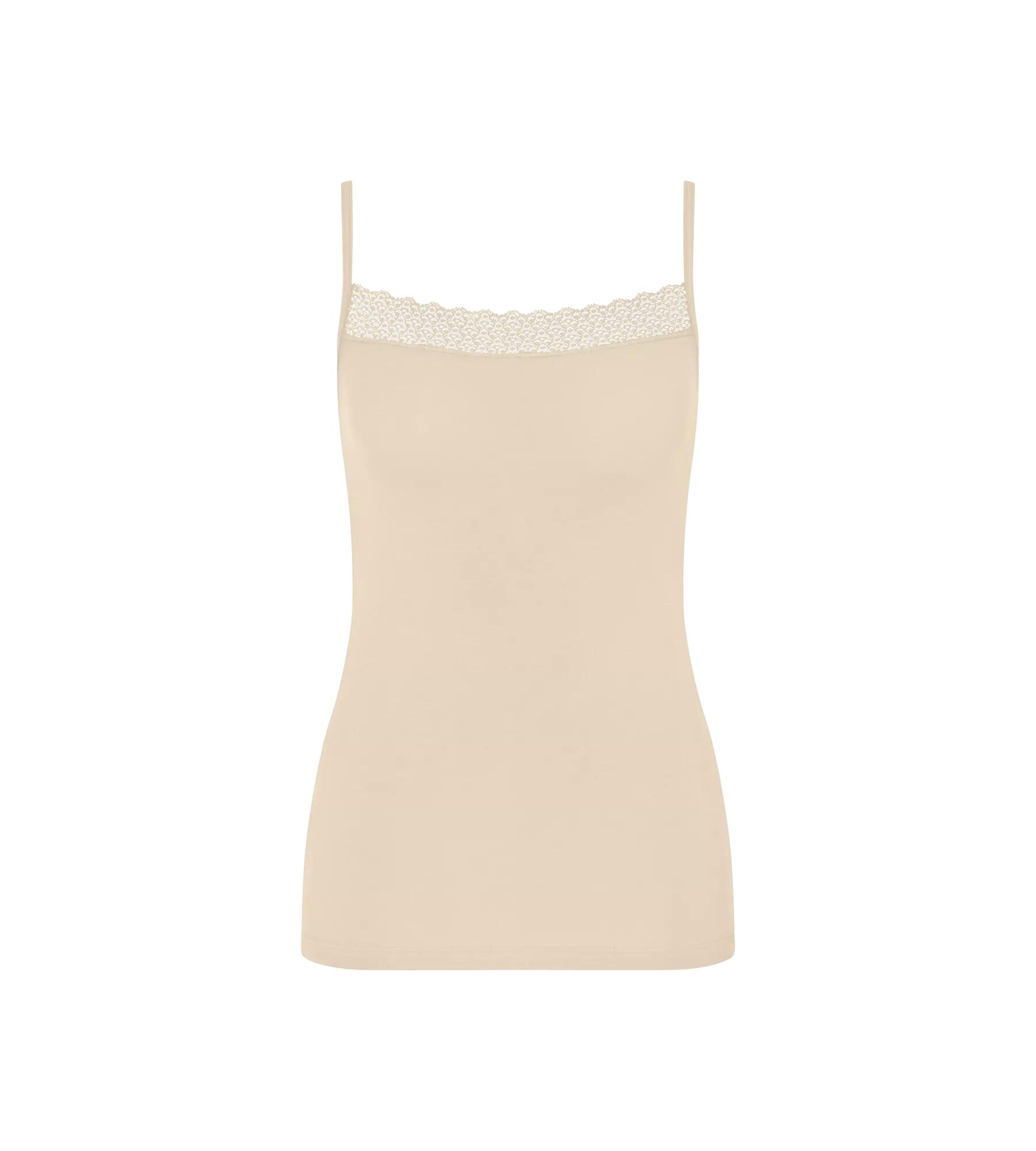Triumph - Feel of Modal Spaghetti Top creamy dream - Gr. - XS von Triumph