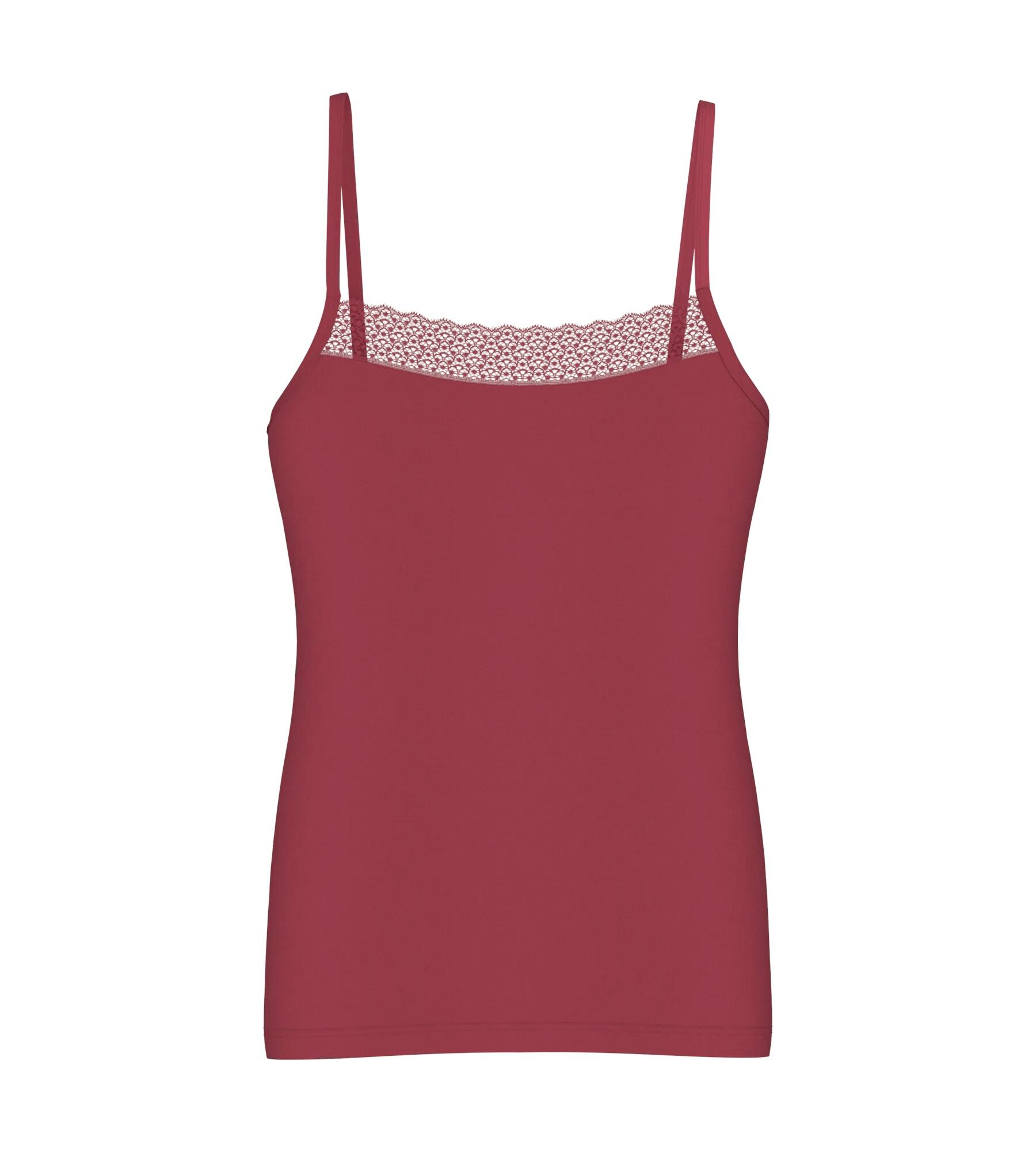 Triumph - Feel of Modal Spaghetti Top sweet marsala - Gr. - M von Triumph