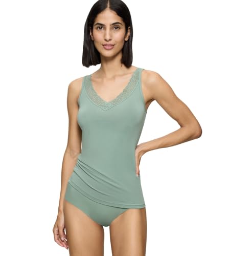 Triumph Feel of Modal Tank Top, Hemd Damen, Blau (Abstinthe), M von Triumph