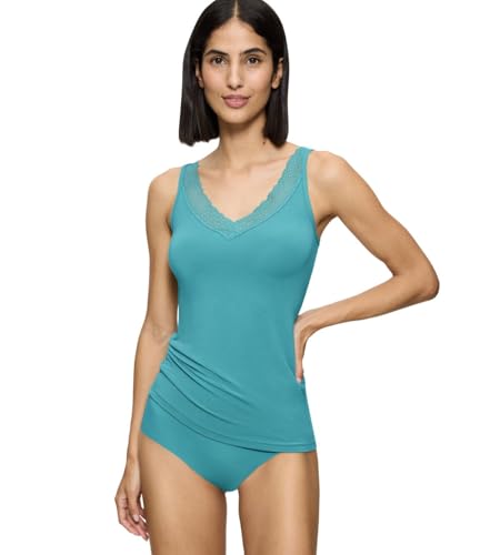 Triumph Feel of Modal Tank Top, Hemd Damen, Türkis (Quiet Turquoise), M von Triumph