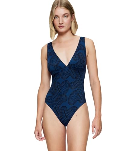Triumph Flex Smart Summer OP 05 pt, One Piece Swimsuit Damen, Blau (Blue - Dark Combination), 2 von Triumph