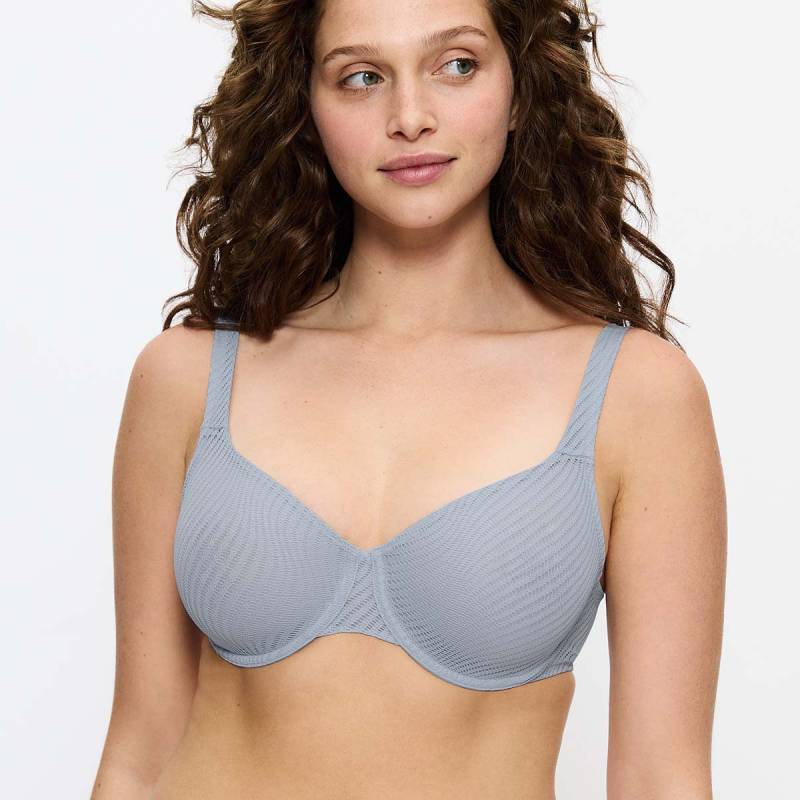 Triumph Harmony Spotlight W01 BH mit Bügel, Blau, Größe: 75F, Damen von Triumph