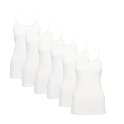 Triumph - Katia Basics - Spaghetti Top - 6er Pack (40 White) von Triumph
