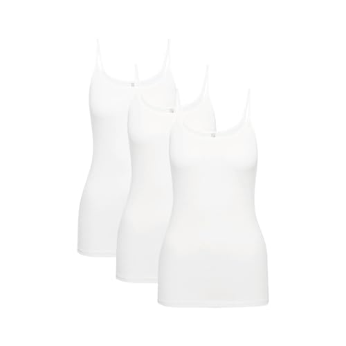 Triumph Katia Cotton Basics Spaghetti Top, 3er Pack Damen von Triumph