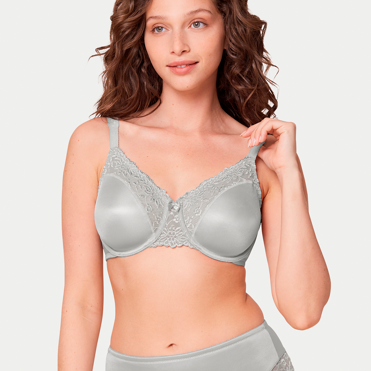 Triumph Ladyform Soft W BH mit Bügel, Grau, Größe: 75D, Damen von Triumph