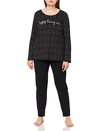 Triumph Lounge Me Cotton Pyjama PK02 Black 44 von Triumph