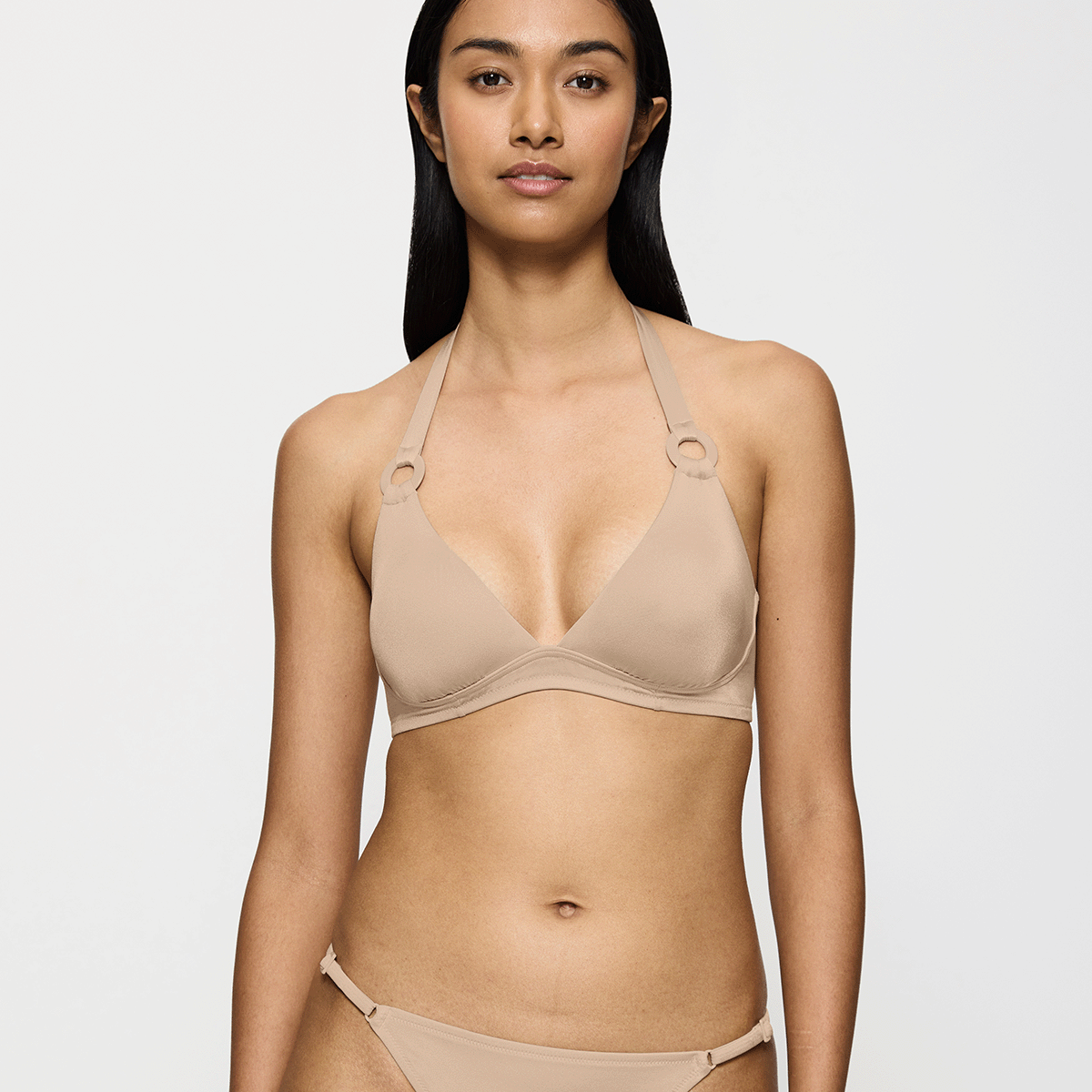 Triumph Midnight Bikinioberteil ohne Bügel, Nude, Größe: 38E, Damen von Triumph