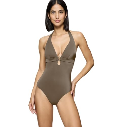 Triumph Midnight Swim OP 01, One Piece Swimsuit Damen, Braun (Havanna), 46 von Triumph