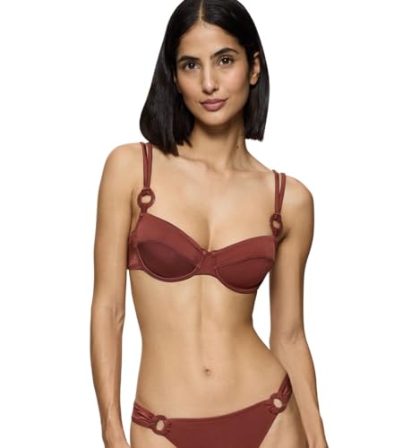 Triumph Midnight Swim W, Bikini Top Damen, Braun (Burnt Henna), 42 von Triumph