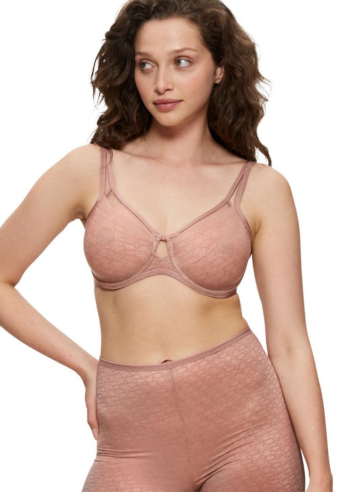 Triumph Minimizer-BH Signature Sheer verkleinert die Brust optisch um eine Cup-Größe, Spitze von Triumph