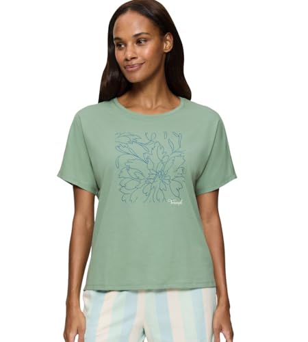 Triumph Mix & Match Top SSL 03 X, Hemd Damen, Grün (Luscious Jade), 44 von Triumph