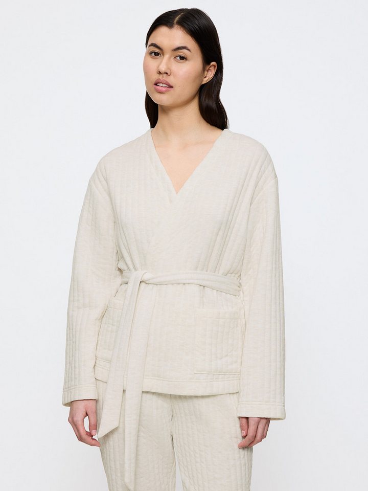 Triumph Morgenmantel Cozy Comfort Robe Top Quilted, mit überschnittenen Schultern und Taillengürtel von Triumph