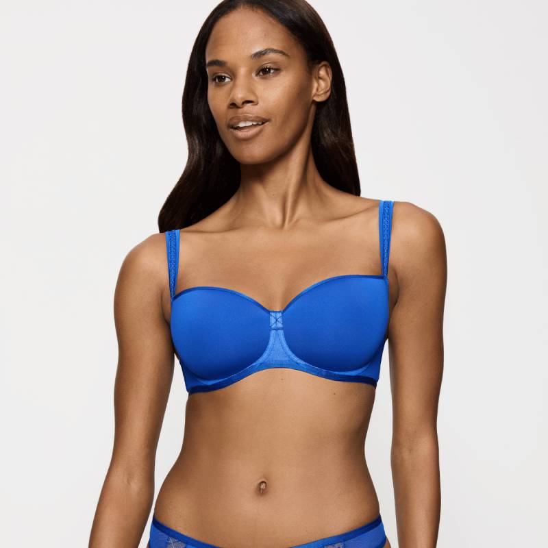 Triumph Palina Cosmic Heartbeat WHP BH mit Bügel, Blau, Größe: 75C, Damen von Triumph