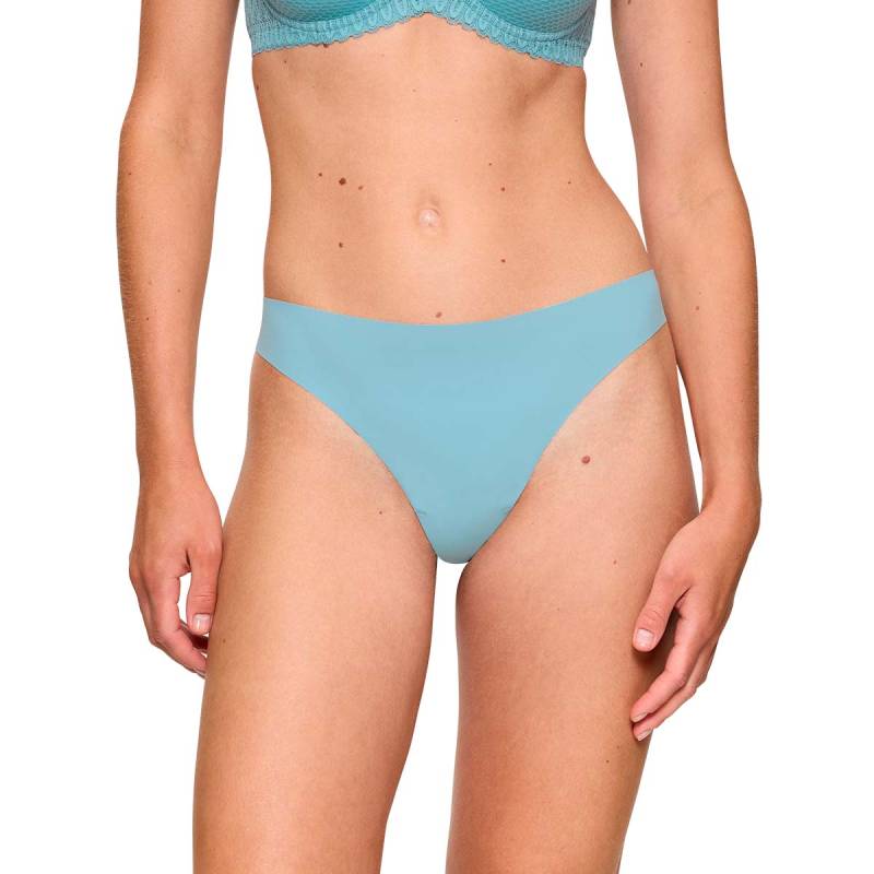 Triumph Pretty Micro String, Blau, Größe: M, Damen von Triumph
