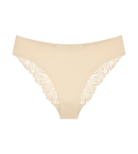 Triumph Pretty Micro Tai, Briefs Damen, Beige (Creamy Dream), S von Triumph