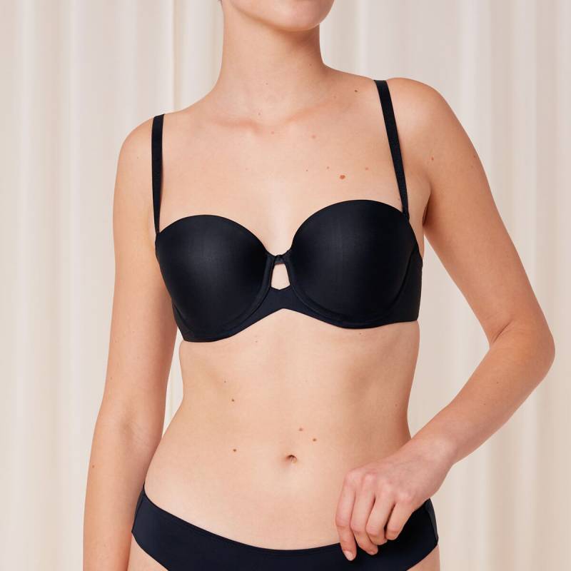 Triumph Pure Micro WDP trägerlos BH, Schwarz, Größe: 75D, Damen von Triumph