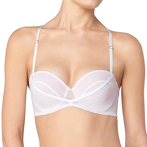 Triumph Push Up BH Ornamental Essence WHUD E, Color: Weiß (W5), Größe: 80C von Triumph