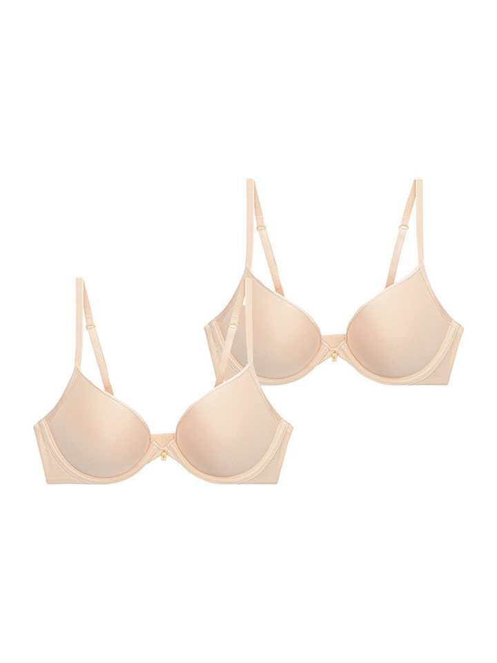 Triumph Push-up-BH Body Make-Up Essentials (2-tlg) Damen Frauen Mädchen von Triumph