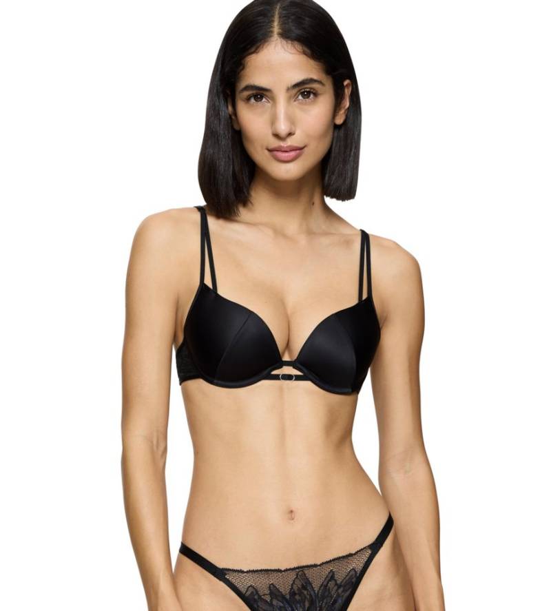 Triumph Push-up-BH Crazy Stupid Love Spitze, Stretch-Satin an den Cups, federleichte Cups, Mesh von Triumph