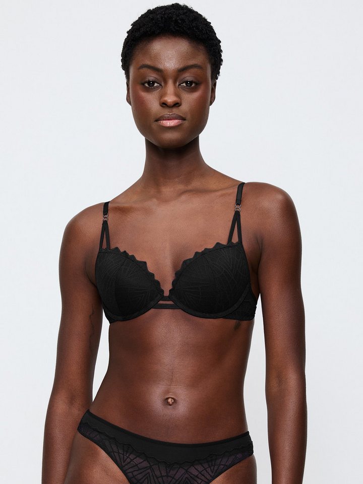 Triumph Push-up-BH That Night In Vegas grafisches Spitzendesign - Push-Up-Ausschnitt - bequemer Sitz von Triumph