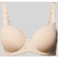 Triumph Push-up-BH mit Spitzenbesatz in Beige, Größe 80C von Triumph