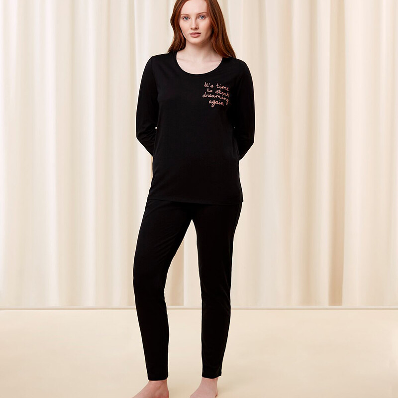 Triumph Pyjamas, Farbe: Schwarz, Größe: 40, Damen von Triumph