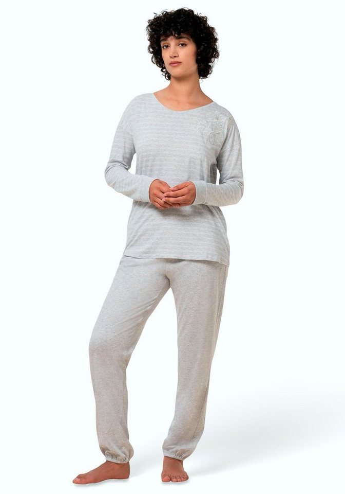 Triumph Pyjama Sets PK LSL 10 X (2 tlg) Damen-Schlafanzug, gestreift von Triumph