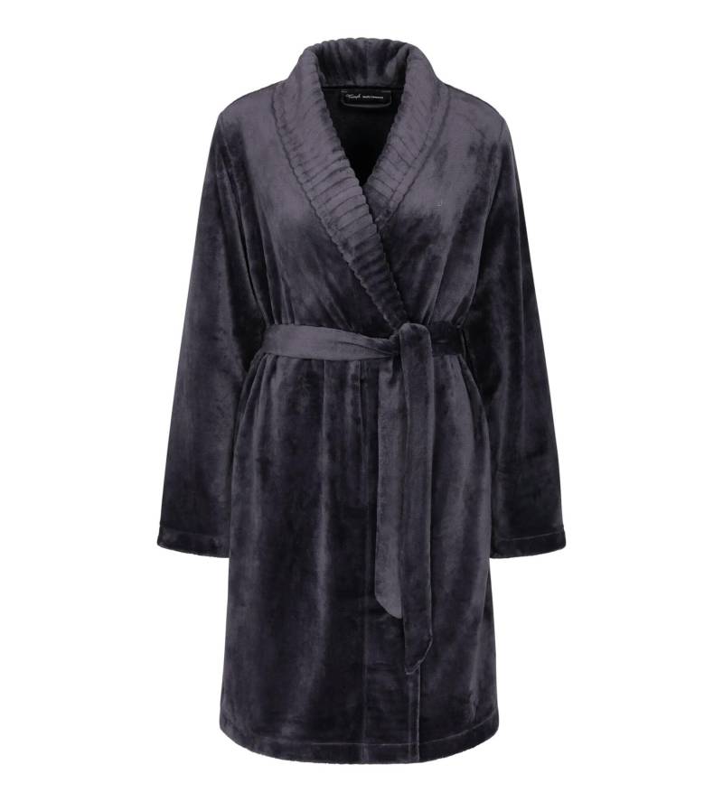 Triumph - Robes Fleece Robe 01 ink grey - Gr. - 36/38 von Triumph