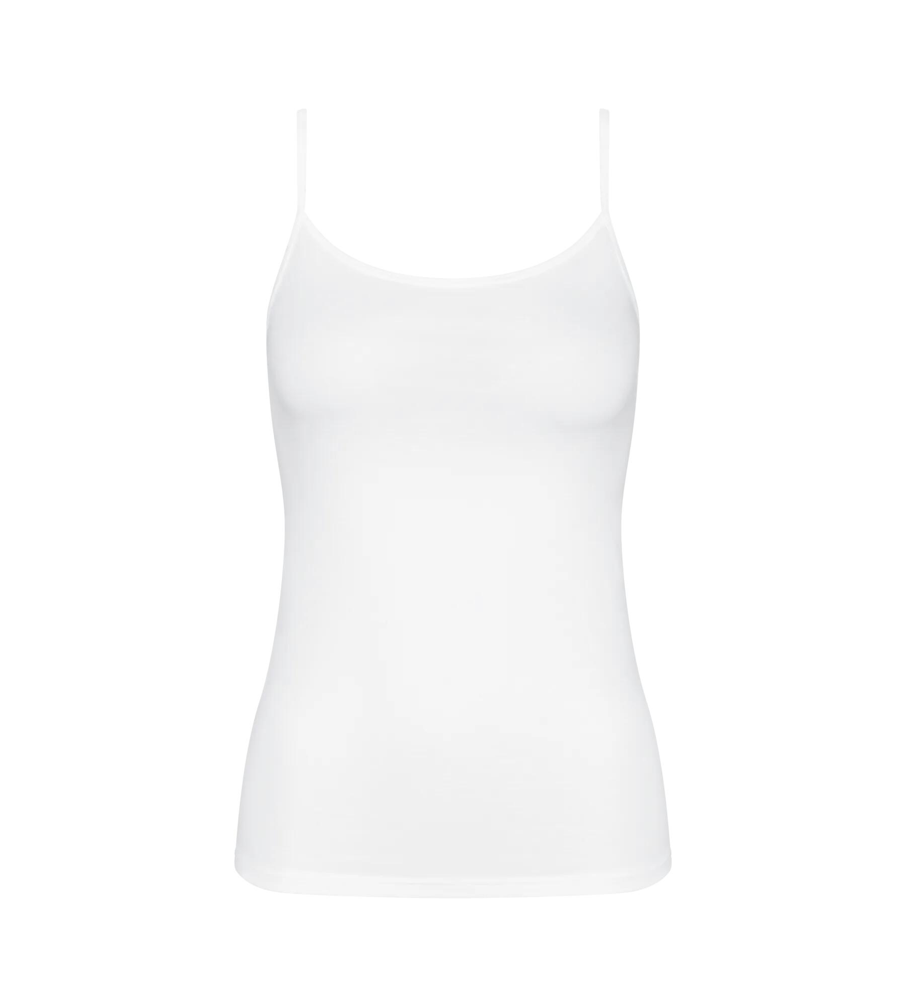 Triumph - Sense Of Cotton Spaghetti Top weiss - Gr. - 42 von Triumph