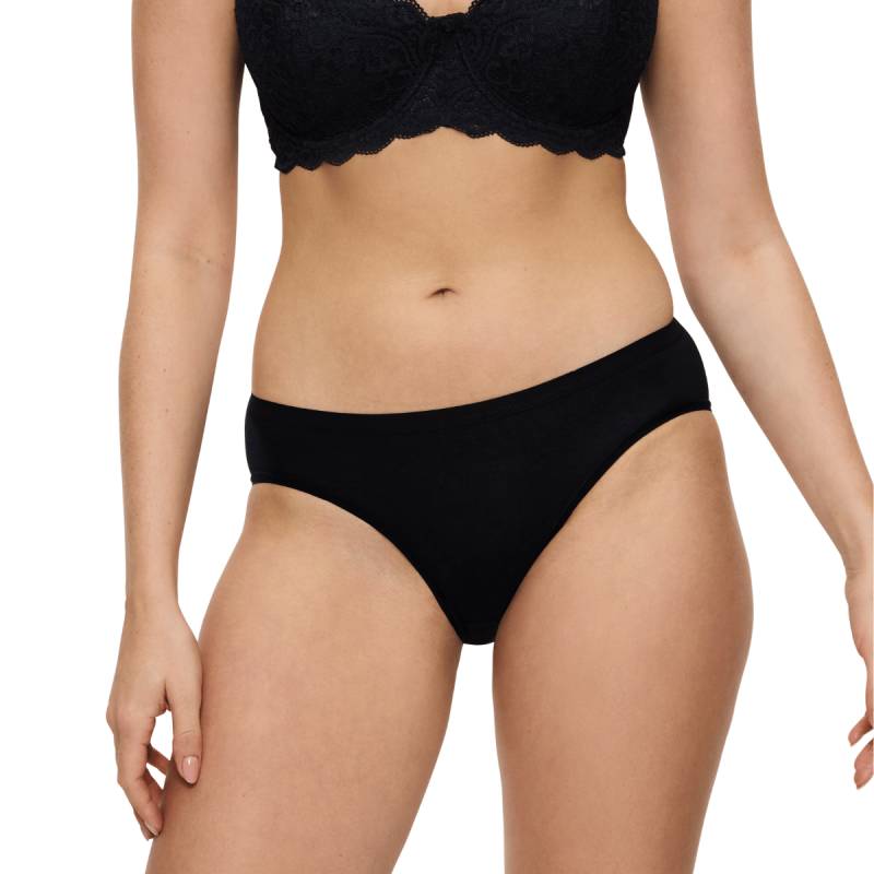 Triumph Sense Of Cotton Tai Slip, Schwarz, Größe: 40, Damen von Triumph