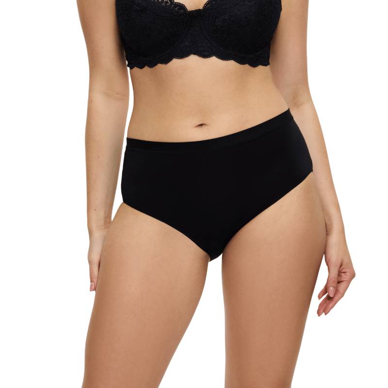 Triumph Sense Of Modal Midi Slip, Schwarz, Größe: M, Damen von Triumph