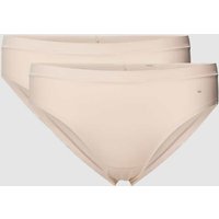 Triumph Slip mit Logo-Print im 2er-Pack in Beige, Größe L/XL von Triumph