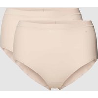 Triumph Slip mit Logo-Print im 2er-Pack in Beige, Größe S/M von Triumph