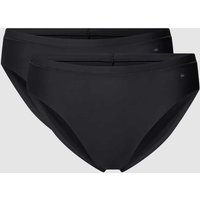 Triumph Slip mit Logo-Print im 2er-Pack in Black, Größe S/M von Triumph