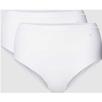 Triumph Slip mit Logo-Print im 2er-Pack in Weiss, Größe S/M von Triumph