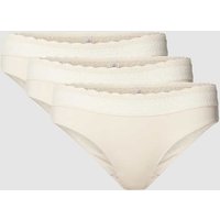 Triumph Slip mit Spitzenbesatz Modell 'Feel of Modal' im 3er-Pack in Weiss, Größe L von Triumph