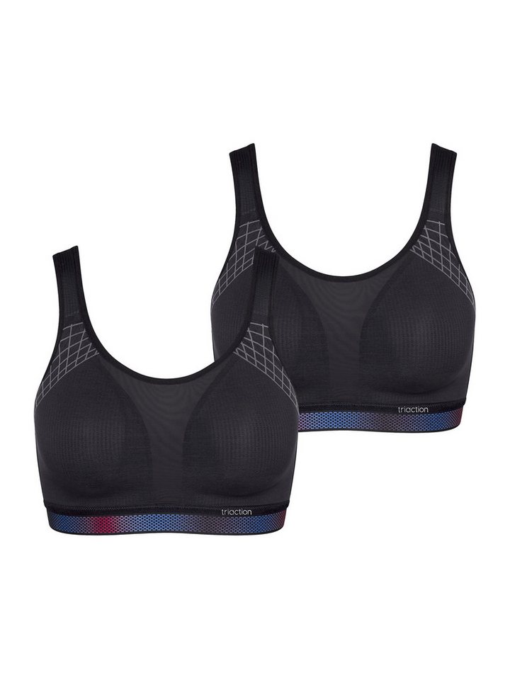 Triumph Sport-BH Triaction Cardio Flow (2-tlg) Damen Frauen Mädchen von Triumph