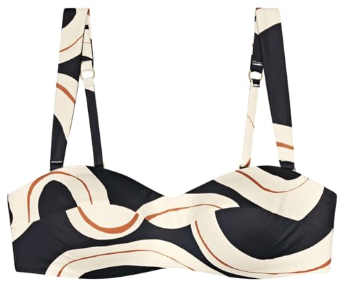 Triumph Damen Summer Allure DP Bikini top, Black Combination, 38E von Triumph