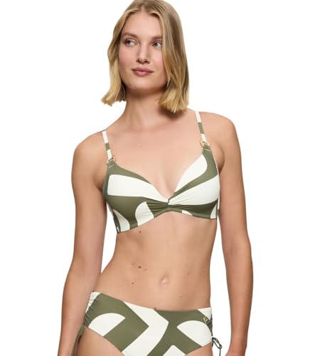 Triumph Summer Allure P 01, Bikini Top Damen, Mehrfarbig (Green - Light Combination), 38 von Triumph