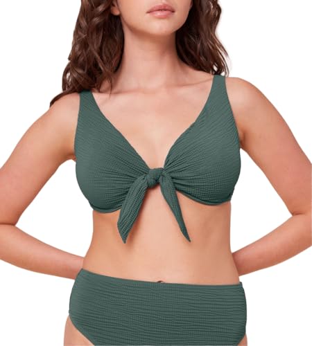 Triumph Damen Summer Expression W 03 sd Bikini top, Smoky Green, 40B von Triumph