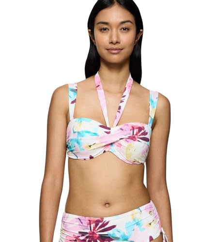 Triumph Summer Fleur DP, Bikini Top Damen, Mehrfarbig (Pink - Dark Combination), 44 von Triumph