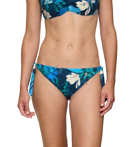 Triumph Summer Fleur Tai, Bikini Bottom Damen, Mehrfarbig (Turquoise - Dark Combination), 42 von Triumph