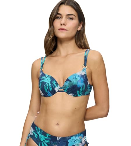 Triumph Summer Fleur WP, Bikini Top Damen, Mehrfarbig (Turquoise - Dark Combination), 44 von Triumph