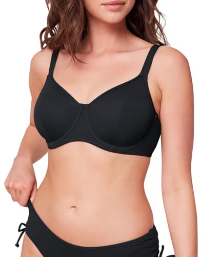 Triumph Damen Summer Glow W 01 Sd Bikini Top, Schwarz, 38 / D EU von Triumph