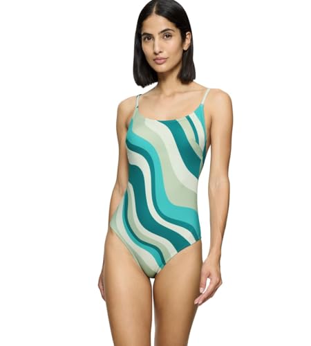 Triumph Summer Mix & Match OP 04 pt, One Piece Swimsuit Damen, Mehrfarbig (Blue - Light Combination), 42 von Triumph