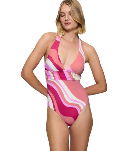 Triumph Summer Mix & Match OP Plunge pt, One Piece Swimsuit Damen, Mehrfarbig (Pink - Light Combination), 40 von Triumph