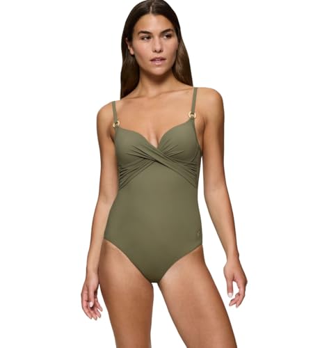 Triumph Summer Twist OWP, One Piece Swimsuit Damen, Grün (Sage Green), 38 von Triumph