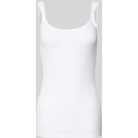 Triumph Tanktop im unifarbenen Design in Weiss, Größe L/XL von Triumph