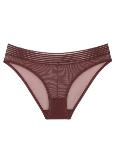 Triumph Tempting Sheer High Leg Tai 2er Pack Decadent Chocolate M von Triumph