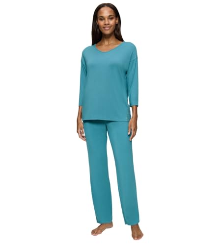Triumph Timeless Sensuality PK 3/4 Sleeves, Pyjama-Set Damen, Türkis (Quiet Turquoise), 38 von Triumph